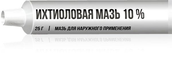 Ихтиоловая 10% 25г мазь д/пр.наружн. №1 уп. (Озон ооо)