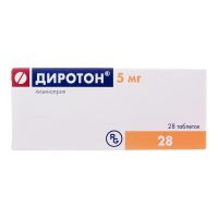 Диротон 5мг таб. №28 (ГЕДЕОН РИХТЕР)