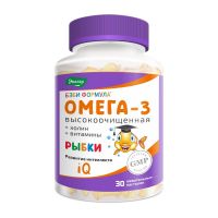 Бэби формула мишки/рыбки омега-3 пастилки жев. №30 (ЭВАЛАР)