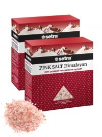 Соль пищевая setra 500г розовая гималайск. крупная (MULTI ROCK SALT COMPANY)