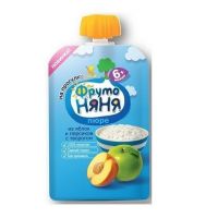 Фрутоняня пюре 90г гуала-пак  творог яблоко персик (ПРОГРЕСС ОАО)