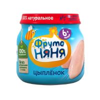 Фрутоняня пюре 80г цыпленок (ПРОГРЕСС ОАО)