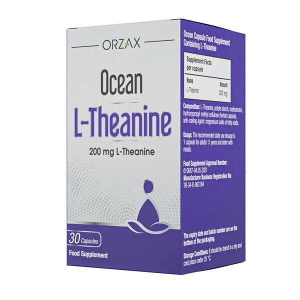 Орзакс оушен l-теанин 200мг капс. №30 (Orzaks llac ve kimya san.tic.a.s.)