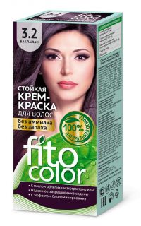 Fitocolor (Фитоколор) крем-краска для волос 115мл тон 3,2 баклажан 4834 (ФИТОКОСМЕТИК ООО)