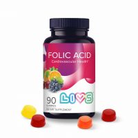 Ливс фолиевая кислота пастилки жев. №90 виноград вишня апельсин (МАЙА ФУД ИНДАСТРИЗ)
