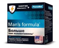 Man's formula (Менс формула) больше чем поливитамины капс. №60 энергия + иммунитет (ФАРМА-МЕД ИНК)