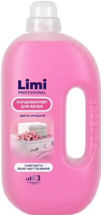 Лими prof кондиционер для белья 1л цветы миндаля (ФАБРИК КОСМЕТИК ООО)