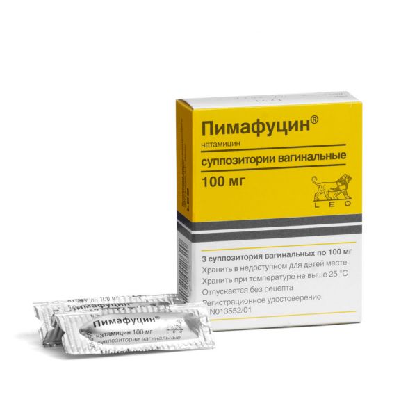Пимафуцин 100мг супп.ваг. №3 (Astellas pharma europe b.v.)