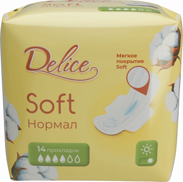 Delice (делис) прокладки ультра №14 нормал софт (Ontex cz sro)