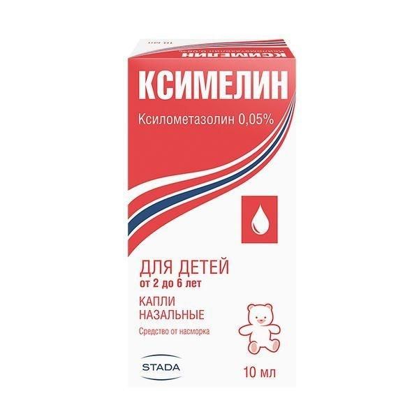 Ксимелин 0.05% 10мл капли наз. №1 фл.-кап. (Takeda gmbh)