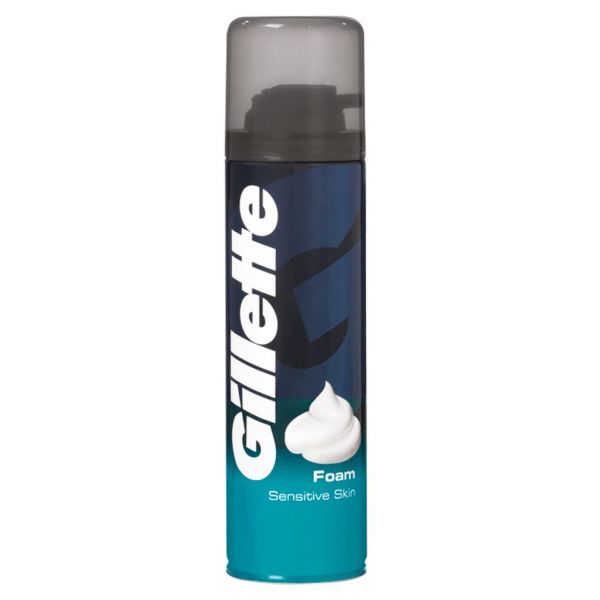 Gillette (Жиллетт) пена для бритья 200мл д/чув.кожи (Gillette u.k. limited)