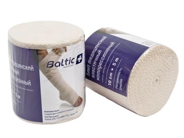 Бинт эластичный ср 10см*5м (Альмед ооо)