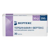 Тербинафин 250мг таб. №30 (ВЕРТЕКС)