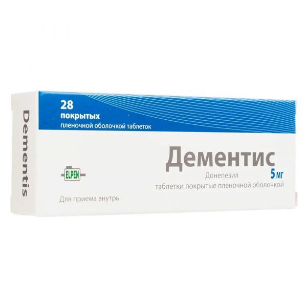 Дементис 5мг таб.п/об.пл. №28 (Elpen pharmaceutical co inc)
