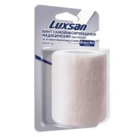 Бинт эластичный luxsan самофиксирующийся 8см*4м белый (ИНТЕРТЕКС ООО)