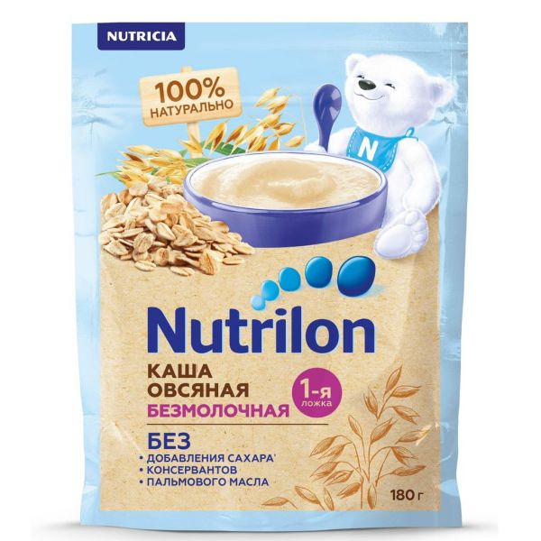 Nutrilon (Нутрилон) каша безмолочная 180г овсянка (Nutricia b.v.)