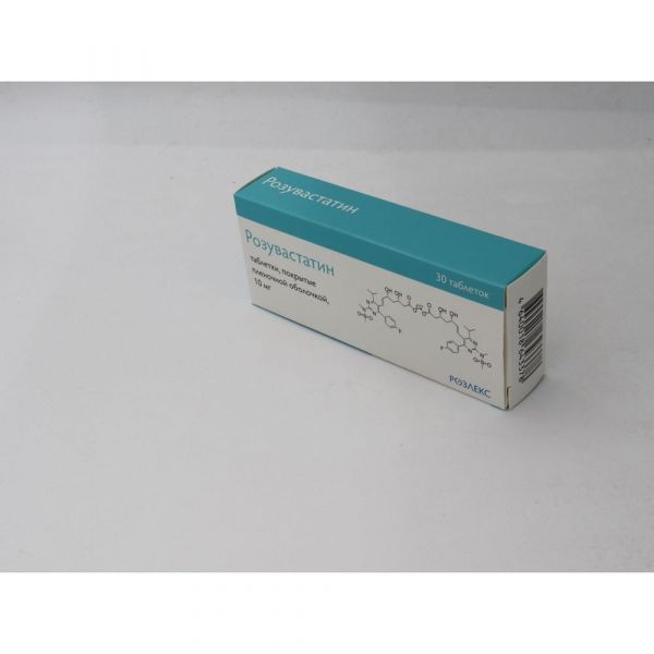 Розувастатин 10мг таб.п/об.пл. №30 (Скан биотек нпк ооо)