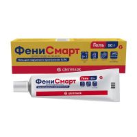 Фенисмарт 0,1% 50г гель д/пр.наружн. туба (ГЛЕНМАРК)