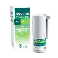 Фарбентум 0,255мг/доза 176доз (30мл) спрей д/пр.местн.доз. фл. (АТОЛЛ)