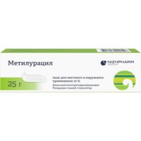 Метилурацил 10% 25г мазь №1 уп. (НИЖФАРМ)