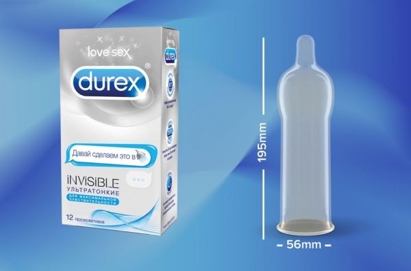 Презерватив durex №12 invisible emoji (Reckitt benckiser healthcare limited)