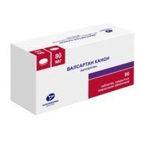 Валсартан 80мг таб.п/об.пл. №90 (КАНОНФАРМА)