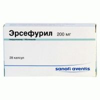 Эрсефурил 200мг капс. №28 (САНОФИ)
