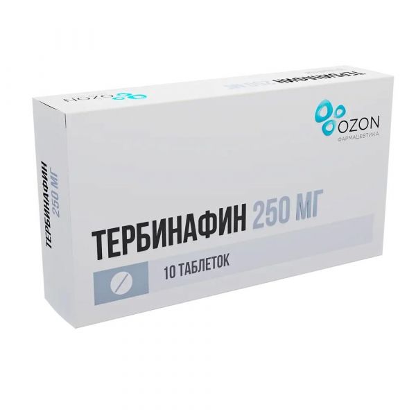 Тербинафин 250мг таб. №10 (Озон ооо)