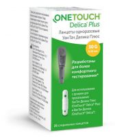 Ланцеты onetouch delica plus №25 (LIFESCAN EUROPE A DIVISION OF CILAG GMBH INTERNATIONAL)