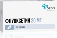 Флуоксетин 20мг капс. №30 (ОЗОН)