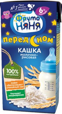 Фрутоняня каша молочная 200г готовая рис (ПРОГРЕСС ОАО)
