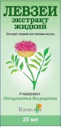 Левзея 25мл экстр.жидк.д/пр.внутр. №1 фл. (КАМЕЛИЯ НПП)