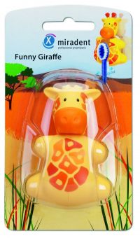 Мирадент футляр-держатель + зубная щетка жираф (ХАГЕР ЭНД ВЕРКЕН)
