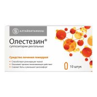 Олестезин супп.рект. №10 (АЛТАЙВИТАМИНЫ)