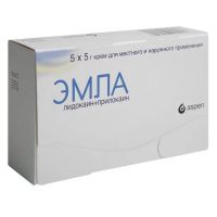 Эмла 5г крем д/пр.местн.,наружн. №5 туба (АСПЕН ФАРМА)