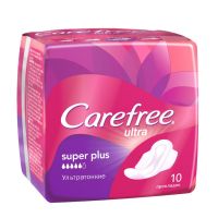 Carefree (Кэфри) прокладки ультра супер плюс №10 (ДЖЕЙТНЛ)