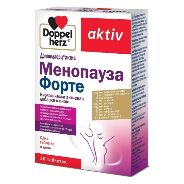 Доппельгерц актив менопауза форте таб. №30 (Queisser pharma gmbh & co. kg)