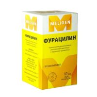 Фурацилин 20мг пор.д/р-ра д/пр.наружн. №10 (МЕЛИГЕН ФП)