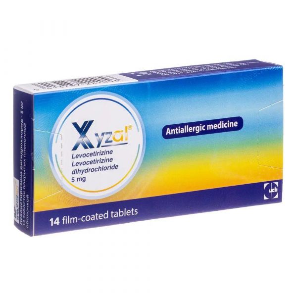 Ксизал 5мг таб.п/об.пл. №14 (Ucb farchim s.a./ aesica pharmaceuticals s.r.l._2)