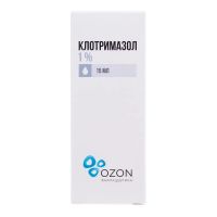 Клотримазол 1% 15мл р-р д/пр.наружн. №1 фл. (РИФ ООО)