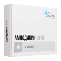Амлодипин 10мг таб. №30 (ОЗОН)