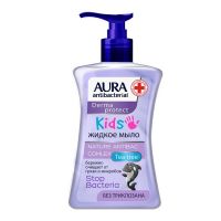 Aura (Аура) крем-мыло антибактериальное 250мл детское (КОТТОН КЛАБ)