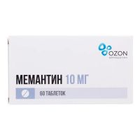 Мемантин 10мг таб.п/об.пл. №60 (АТОЛЛ)