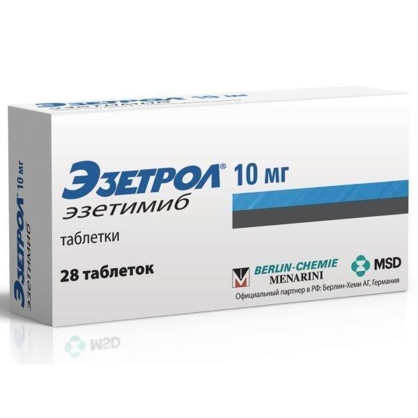 Эзетрол 10мг таб. №28 (Msd international gmbh [puerto rico branch]/берлин-фарма_3)