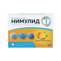 Нимулид 100мг таб.дисп.в полости рта №20 (ПАНАЦЕЯ БИОТЕК)