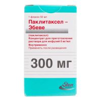 Паклитаксел 6мг/мл 50мл конц-т д/р-ра д/инф. №1 фл. (САНДОЗ)