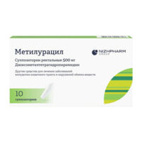 Метилурацил 500мг супп.рект. №10 (БИОСИНТЕЗ)