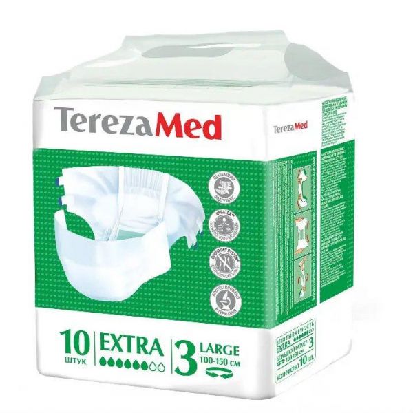 Tereza (Тереза) подгузники для взрослых 10 l extra (Онтэкс ру ооо)
