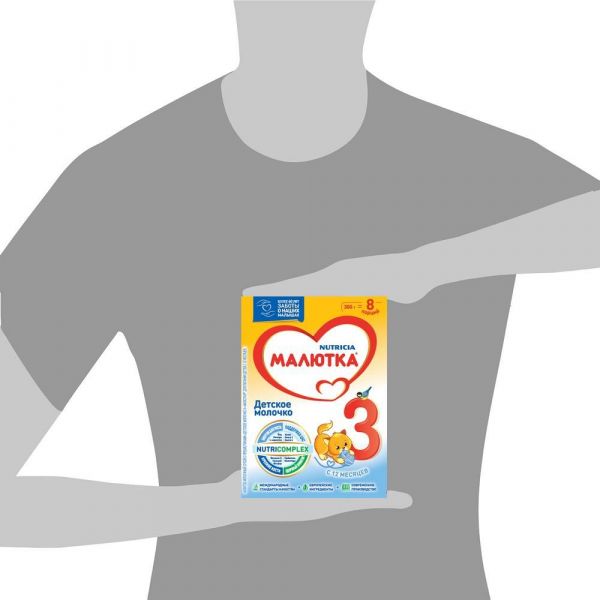 Малютка молочная смесь 3 300/ 350г с 12 мес. (Истра-нутриция детское питание ао)
