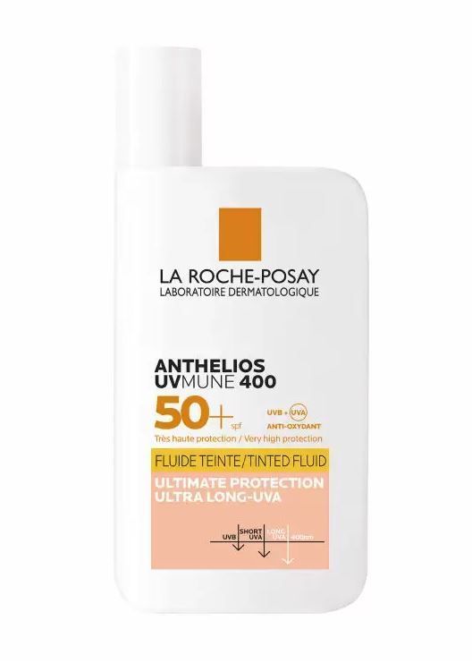 La roche-posay (ля рош-позе) антгелиос uvmune 400 тон.флюид д/лица 50мл ...